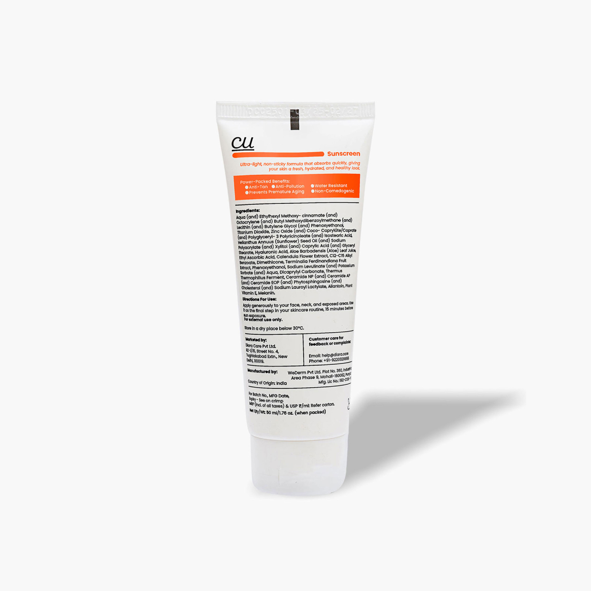 CU Anti-Tan Sunscreen